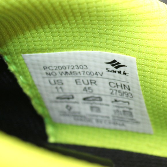 Men's Santic Gray & Green Camo Bike Cycling Road Shoes with Cleats Men's Size 11 - Picture 12 of 12